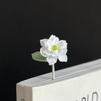 Mikro Häkel Lesezeichen Blume Handgemacht Calla Lilie Anemone Glücksklee Gardenia