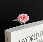 Micro Häkeln Blumen Lesezeichen Set - Kirsche Pfingstrose Tulpe Sakura Orchidee