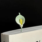 Mikro Häkel Lesezeichen Blume Handgemacht Calla Lilie Anemone Glücksklee Gardenia