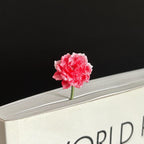 Häkellesezeichen Lilie Pfirsich Kirschblüte Dahlie Mikro Häkeln Frühlingsblumen Floral Handgemacht