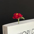 Handgefertigte Häkel Lesezeichen Kamelie Tulpe Sakura Blume Buchliebhaber Geschenk