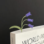 Gehäkeltes Blumen-Lesezeichen Sonnenblume Glockenblume Lilie Iris Handgemacht Lesezeichen für Buchliebhaber