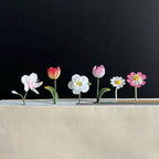 Handgefertigte Häkel Lesezeichen Kamelie Tulpe Sakura Blume Buchliebhaber Geschenk