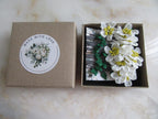 Mandelblüte Häkelkette, weiße Frühlingsblume Lange Lariat, Türkisch Oya Spitzenschmuck