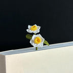 Frühling Themed Häkel Lesezeichen Blume Narzissen Pfirsich Blüte Mohn Blumen Wilde Lilien Lehrer Geschenk