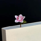 Frühling Themed Häkel Lesezeichen Blume Narzissen Pfirsich Blüte Mohn Blumen Wilde Lilien Lehrer Geschenk