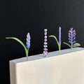 Mikrohäkel Lavendel Lesezeichen Provence Salbei Lila Violett Blumenlesezeichen für Buchliebhaber