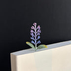 Mikrohäkel Lavendel Lesezeichen Provence Salbei Lila Violett Blumenlesezeichen für Buchliebhaber