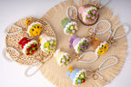 Mini Blumenstrauß Schlüsselanhänger Taschenanhänger Handgefertigt