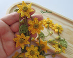 Gelbe Blumen Lange Wickelkette, Perlen Häkelkette, Türkische Oya Spitze Lariat, Häkelschmuck