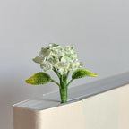 Gehäkeltes Blumen-Lesezeichen Löwenzahn Hortensie Maiglöckchen Handarbeit Lesezeichen Buchliebhaber Geschenk