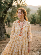 Türkische Oya Blumen Sommer Halskette, Perlen Lange Lariat, Häkelschmuck