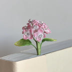 Gehäkeltes Blumen-Lesezeichen Löwenzahn Hortensie Maiglöckchen Handarbeit Lesezeichen Buchliebhaber Geschenk