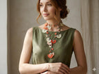 Türkische Oya Blumen Sommer Halskette, Perlen Lange Lariat, Häkelschmuck