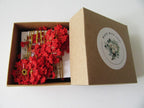 Rote Blume Häkelkette, Türkisch Oya Spitze Schmuck, Floral Lange Wrap Perlen Lariat