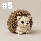 Handgemachter Mini Crochet Tier Schlüsselanhänger - 19 Styles Amigurumi Taschenanhänger - Niedlicher Plüsch Schlüsselanhänger aus Baumwollgarn - 6-7 cm