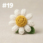 Handgemachter Mini Crochet Tier Schlüsselanhänger - 19 Styles Amigurumi Taschenanhänger - Niedlicher Plüsch Schlüsselanhänger aus Baumwollgarn - 6-7 cm