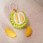Obst Gemüse Schlüsselanhänger Amigurumi Taschenanhänger Autoaccessoire Handgehäkelt