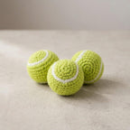 Gehäkelte Sportbälle Set – Fußball, Basketball, Football – Amigurumi Dekoration, 3,5 Zoll