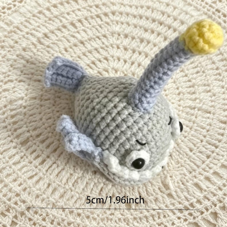 Gehäkelte Meerestiere Schlüsselanhänger, Amigurumi Oktopus Seepferdchen Muschel Taschenanhänger, Handgemacht, Set