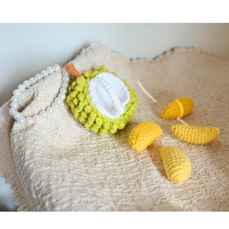 Obst Gemüse Schlüsselanhänger Amigurumi Taschenanhänger Autoaccessoire Handgehäkelt