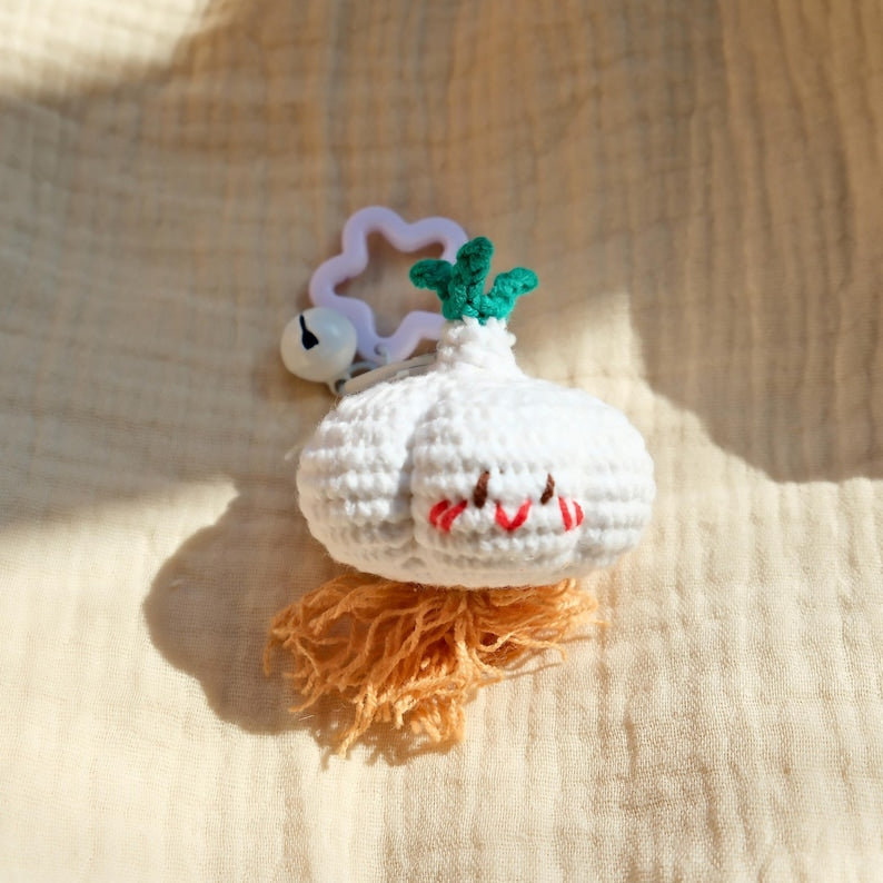 Obst Gemüse Schlüsselanhänger Amigurumi Taschenanhänger Autoaccessoire Handgehäkelt