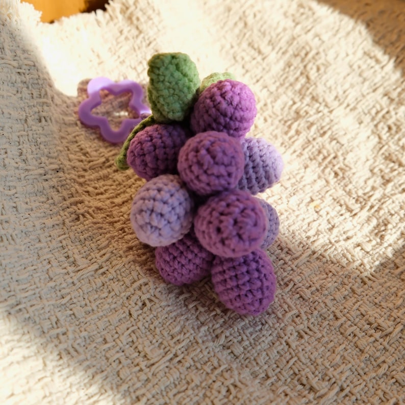 Obst Gemüse Schlüsselanhänger Amigurumi Taschenanhänger Autoaccessoire Handgehäkelt