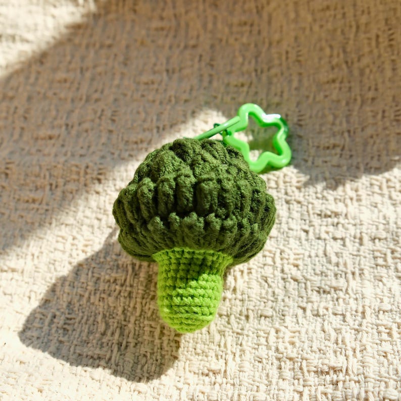 Obst Gemüse Schlüsselanhänger Amigurumi Taschenanhänger Autoaccessoire Handgehäkelt