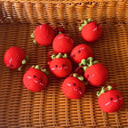 Obst Gemüse Schlüsselanhänger Amigurumi Taschenanhänger Autoaccessoire Handgehäkelt