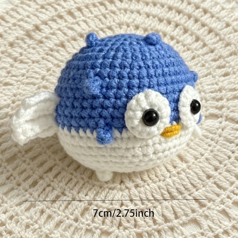Gehäkelte Meerestiere Schlüsselanhänger, Amigurumi Oktopus Seepferdchen Muschel Taschenanhänger, Handgemacht, Set