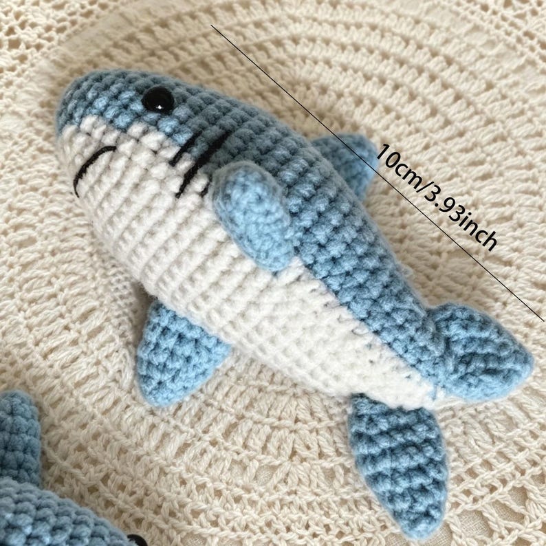 Gehäkelte Meerestiere Schlüsselanhänger, Amigurumi Oktopus Seepferdchen Muschel Taschenanhänger, Handgemacht, Set