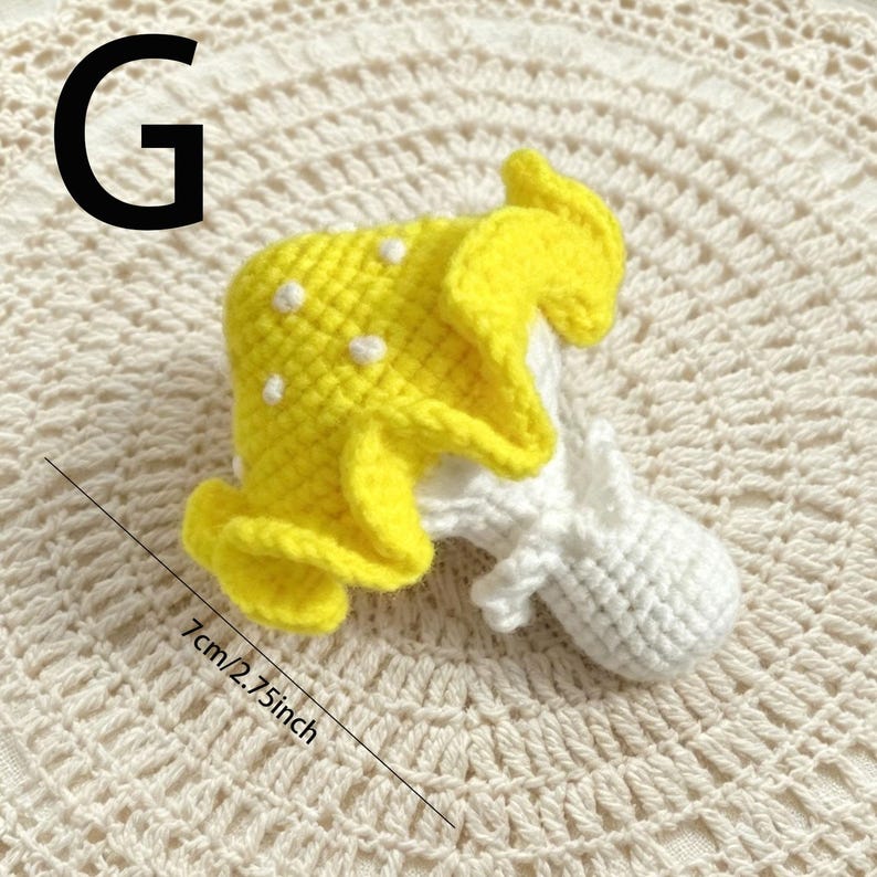 Gehäkelter Pilz Schlüsselanhänger, Amigurumi Fliegenpilz Taschenanhänger, Woodland Fairycore Anhänger