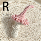 Gehäkelter Pilz Schlüsselanhänger, Amigurumi Fliegenpilz Taschenanhänger, Woodland Fairycore Anhänger