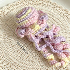 Gehäkelte Meerestiere Schlüsselanhänger, Amigurumi Oktopus Seepferdchen Muschel Taschenanhänger, Handgemacht, Set
